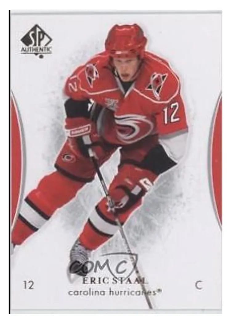 2007 SP Authentic Eric Staal #13 card