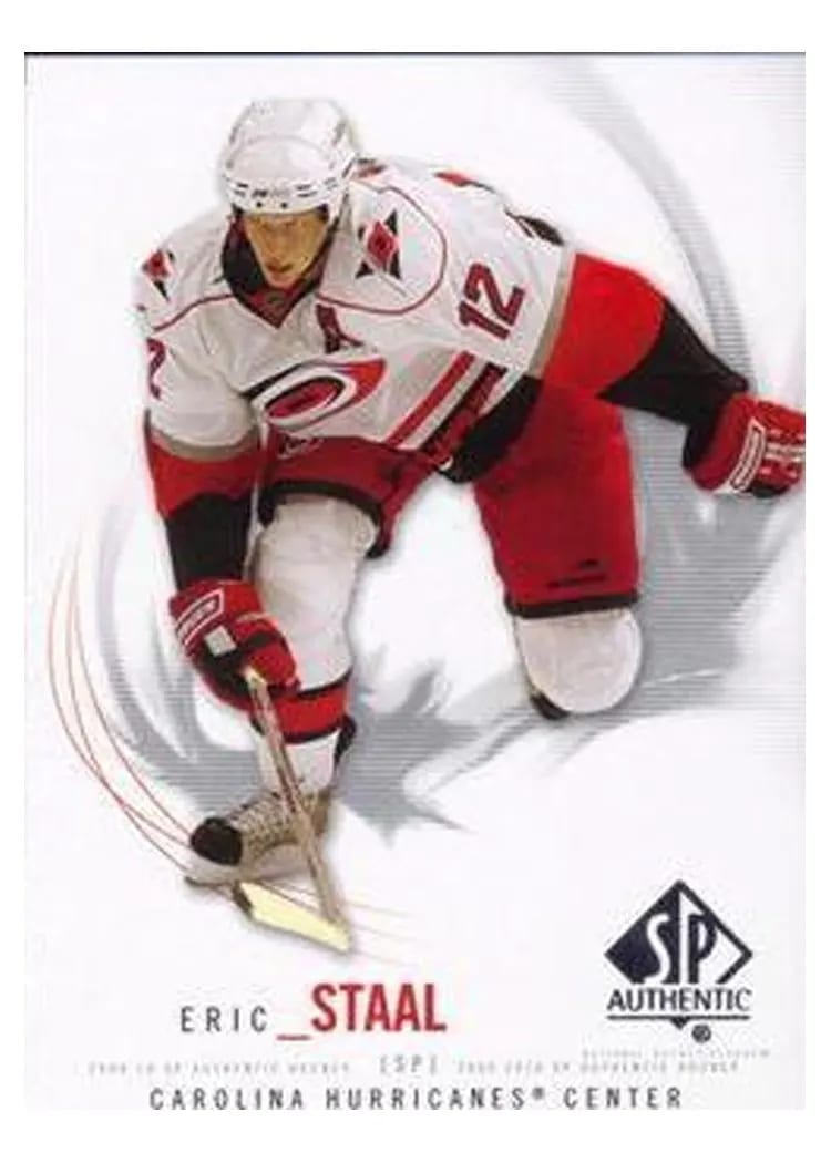 2009 SP Authentic Eric Staal #22 card