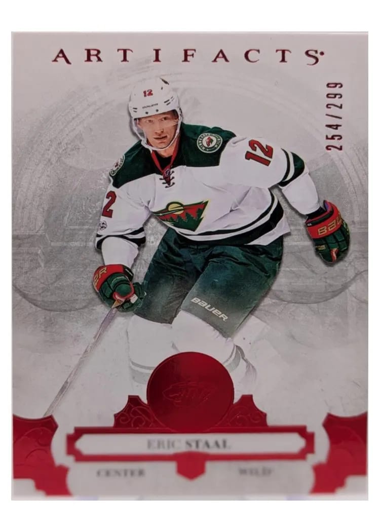 2017-18 Upper Deck Artifacts Base Set Eric Staal #3 card