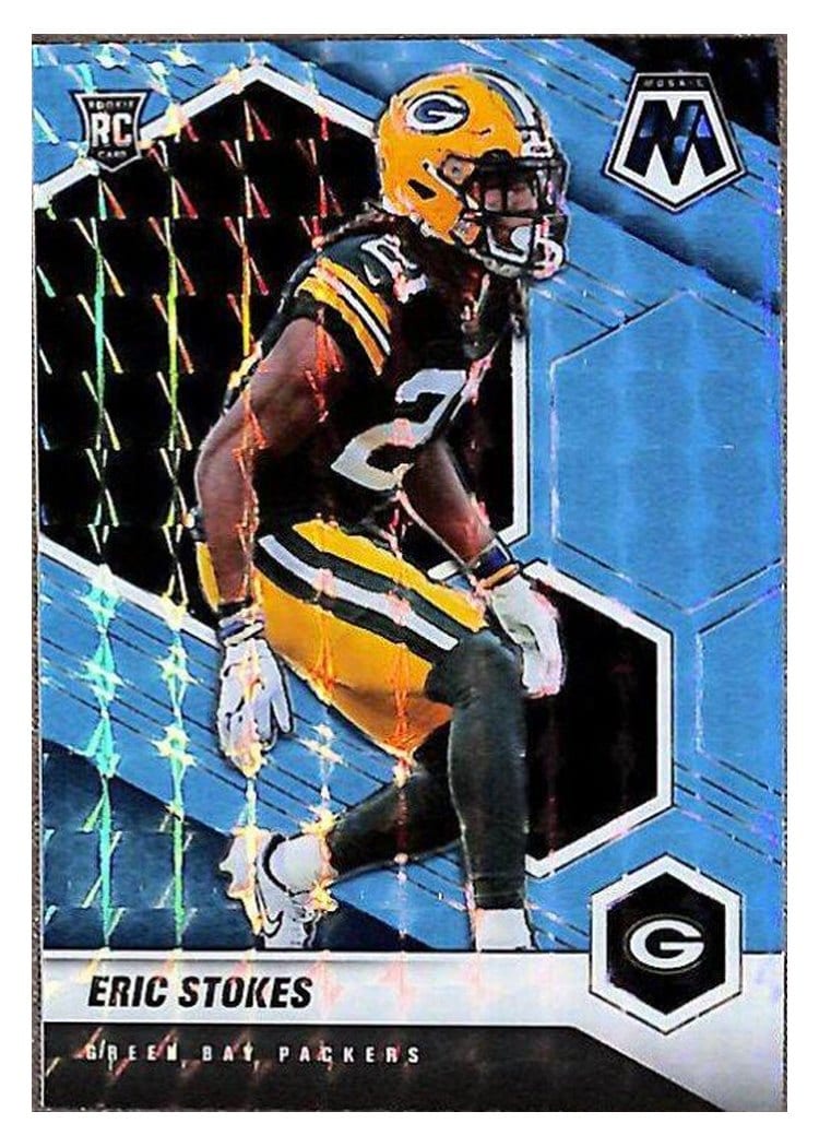 2021 Panini Mosaic Base Set Eric Stokes #347 card