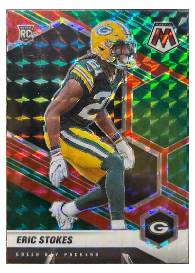 2021 Panini Mosaic Base Set Eric Stokes #347 card