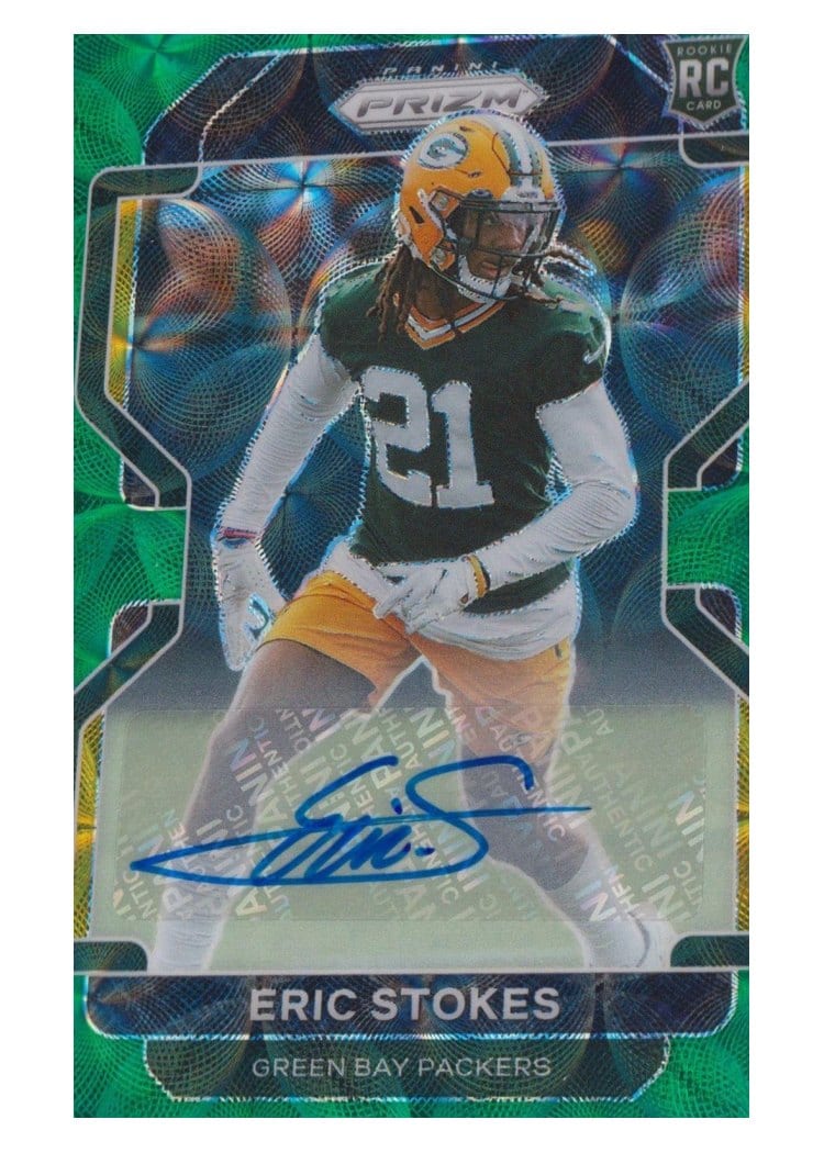 2021 Panini Prizm Base Set Eric Stokes #433 card