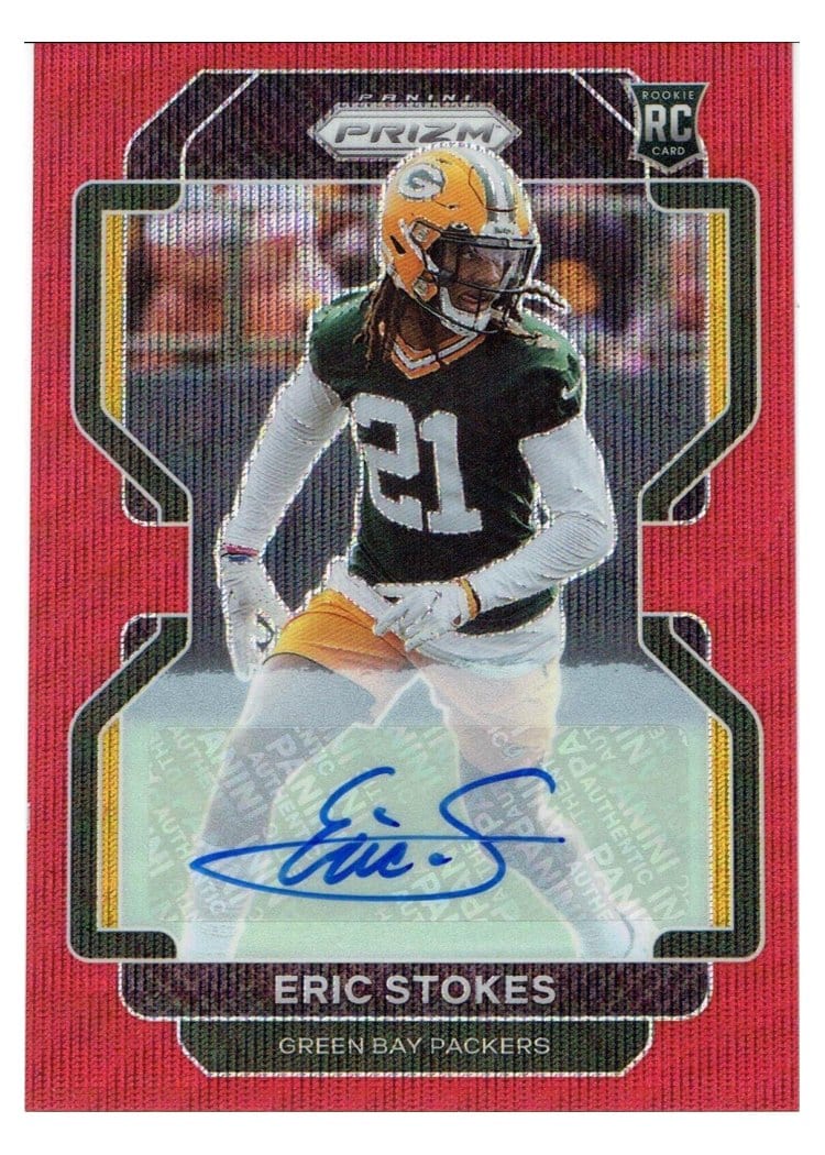 2021 Panini Prizm Base Set Eric Stokes #433 card