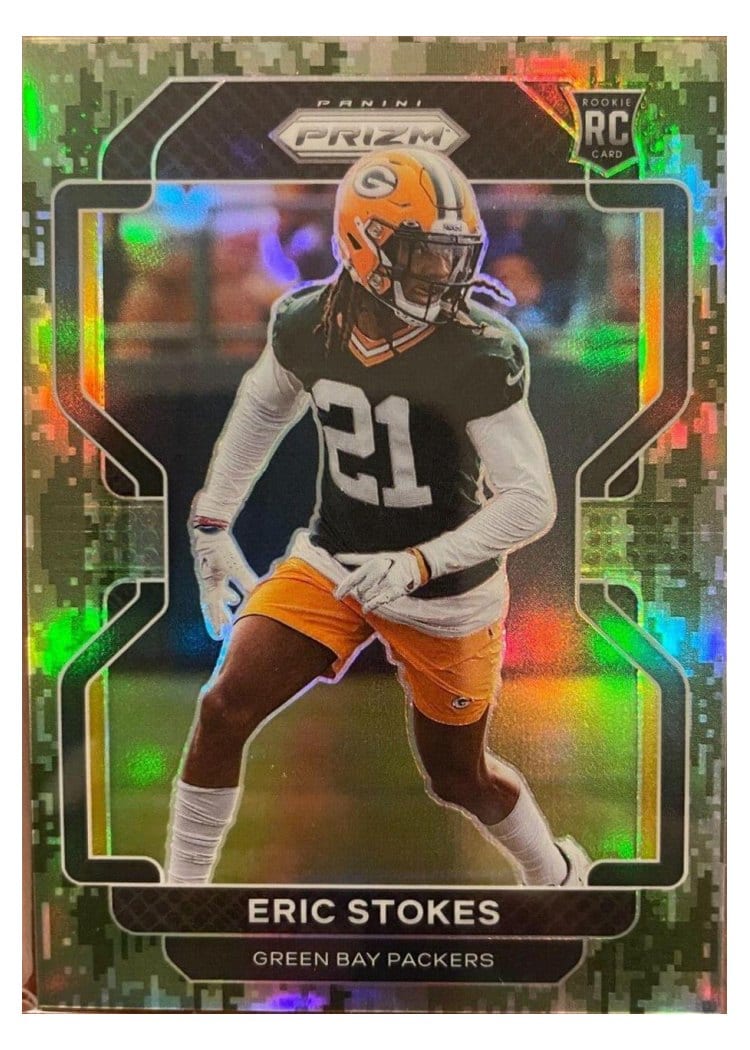 2021 Panini Prizm Base Set Eric Stokes #433 card