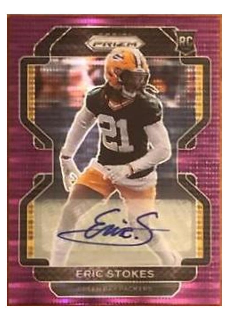 2021 Panini Prizm Base Set Eric Stokes #433 card
