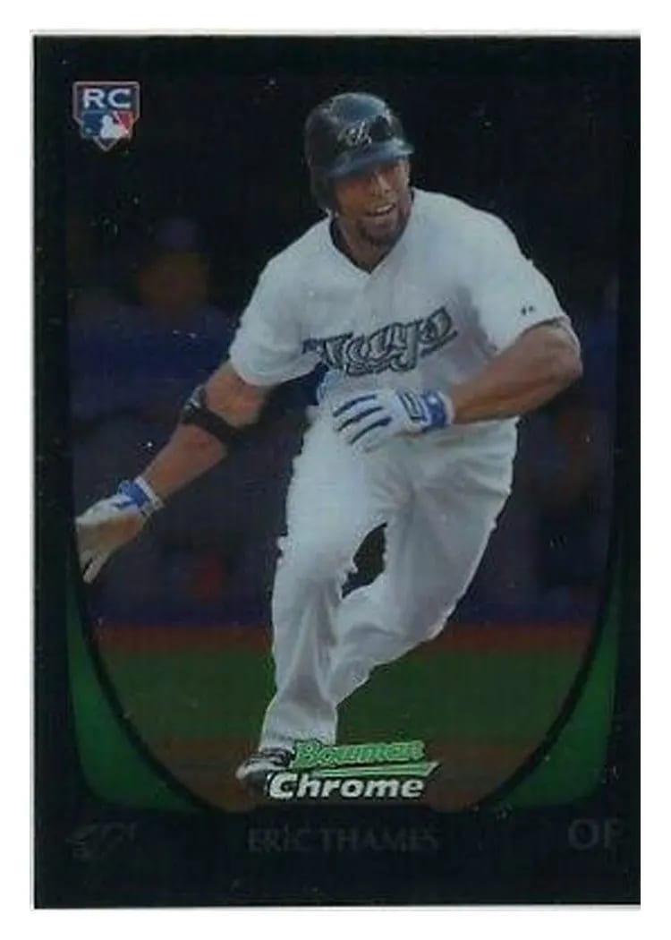 2011 Bowman Chrome Draft Eric Thames #87 card