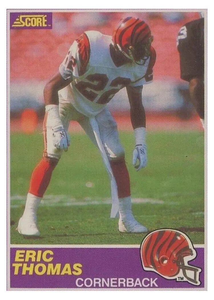 1989 Panini Score Supplemental Eric Thomas #394S card