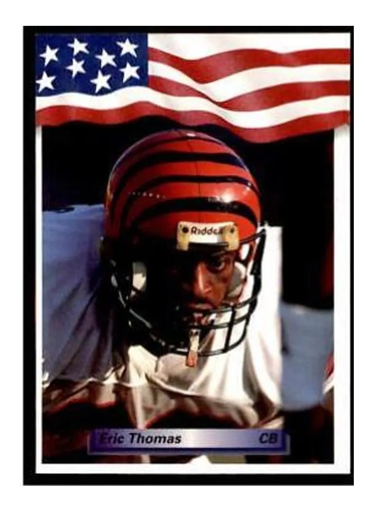 1992 All World Eric Thomas #109 card