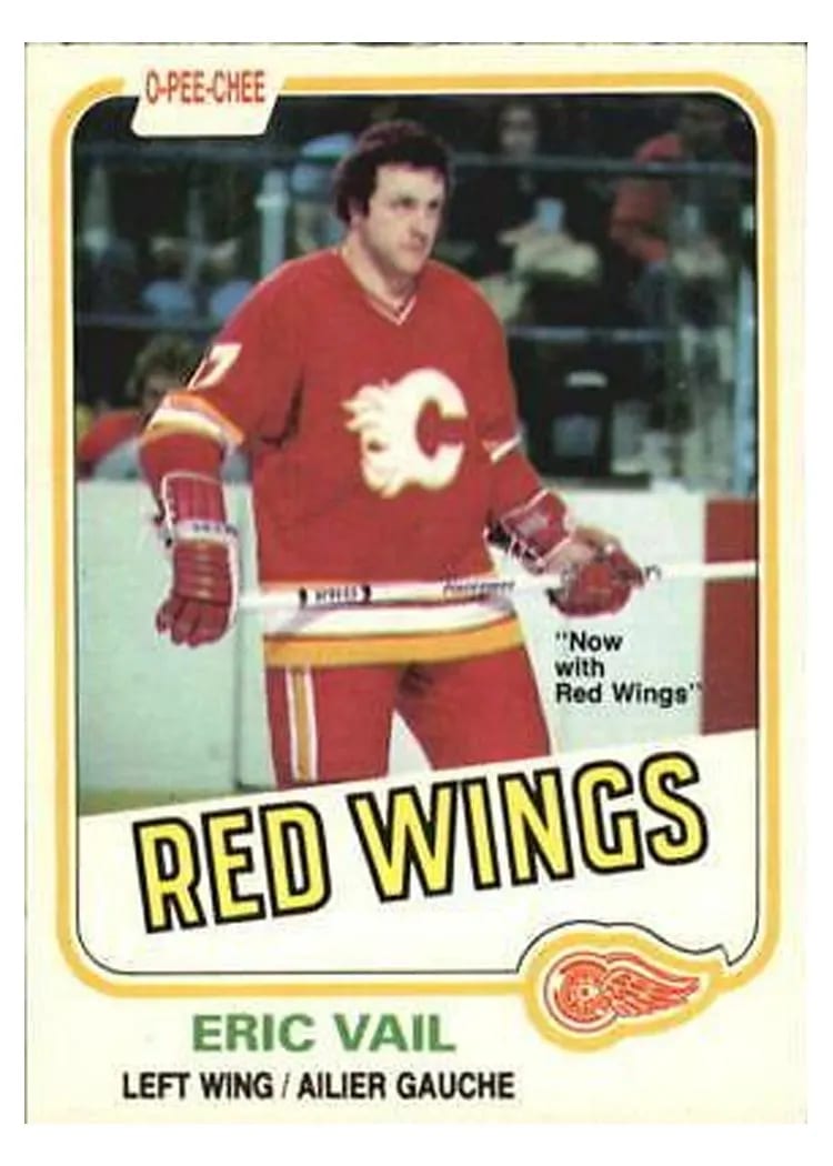 1981 O-Pee-Chee Eric Vail #38 card