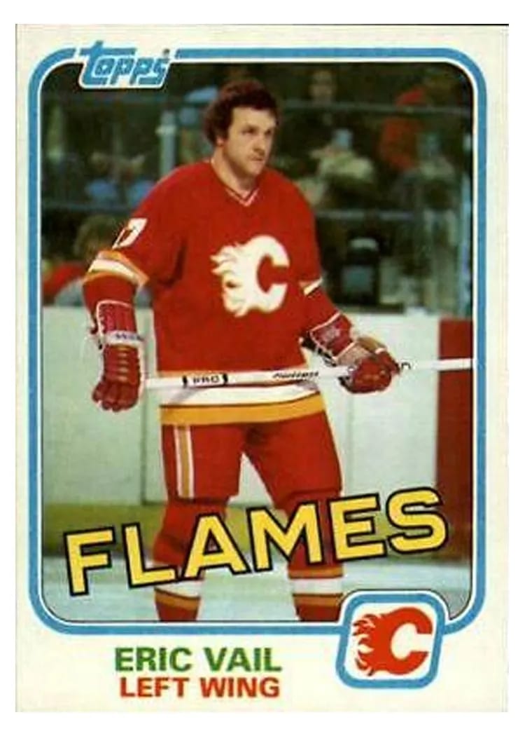 1981 Topps Eric Vail #43 card