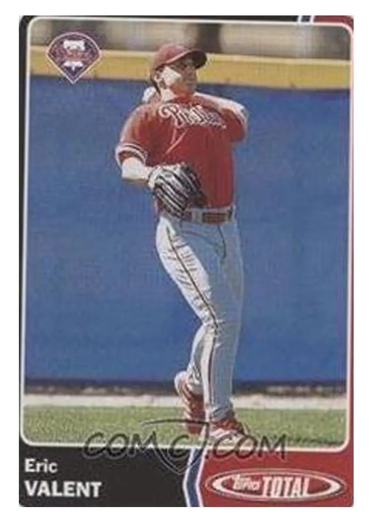 2003 Topps Total Eric Valent #232 card