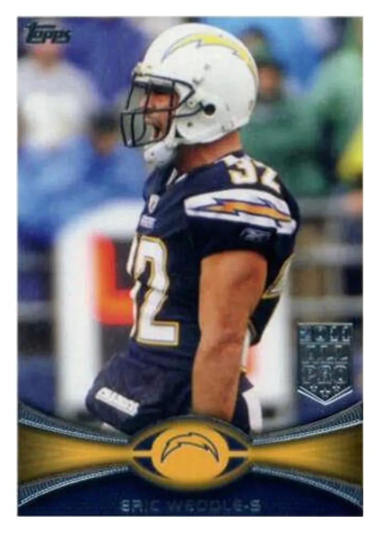 2012 Topps Eric Weddle #8 card
