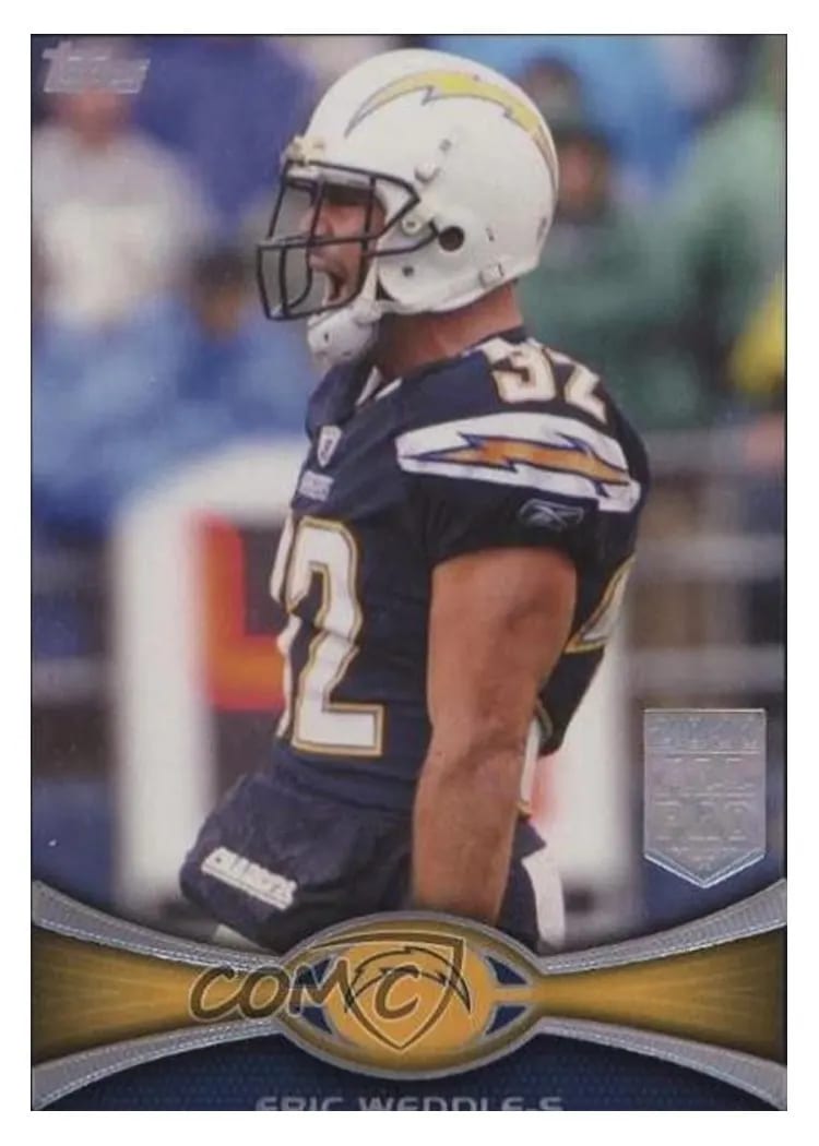 2012 Topps Eric Weddle #8 card