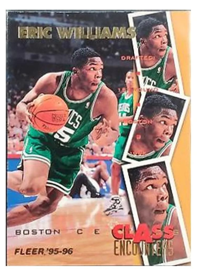 1995 Fleer Class Encounters Eric Williams #39 card