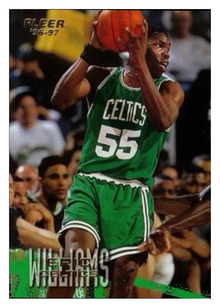 1996 Fleer Eric Williams #8 card