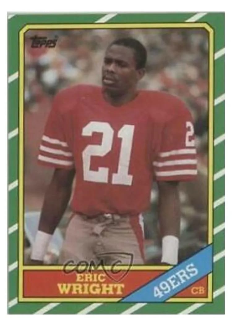 1986 Topps Eric Wright #167 card