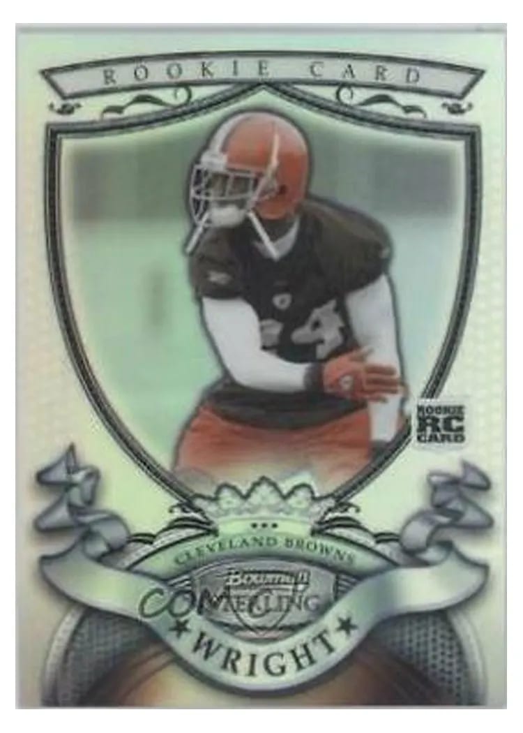 2007 Bowman Sterling Eric Wright Refractor #31 card