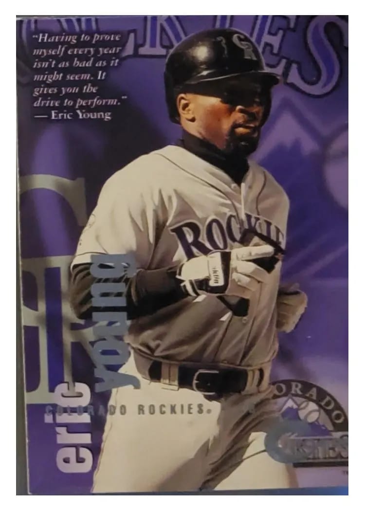 1996 Circa Eric Young #125 card