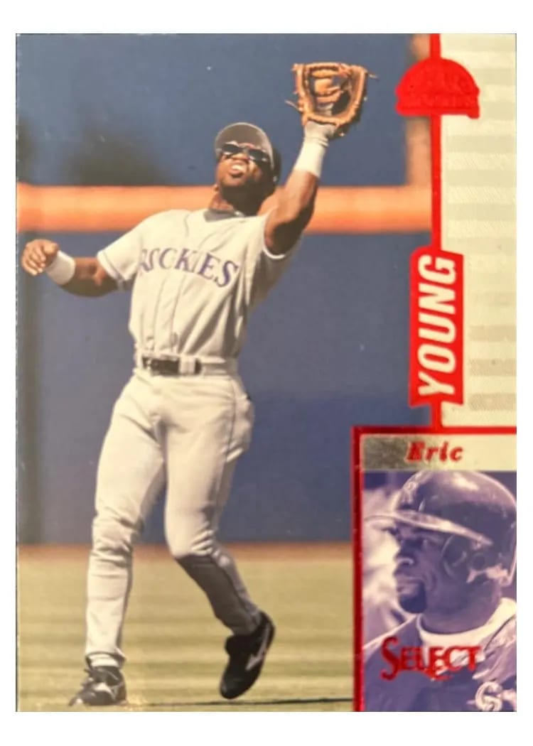 1997 Select Eric Young #18 card