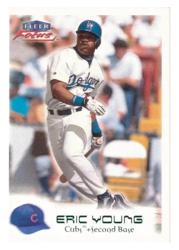2000 Fleer Focus Eric Young #89 card