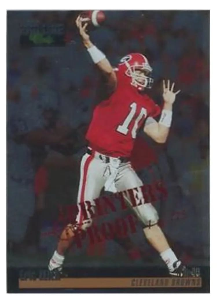 1995 Pro Line Eric Zeier Printer's Proofs #18 card