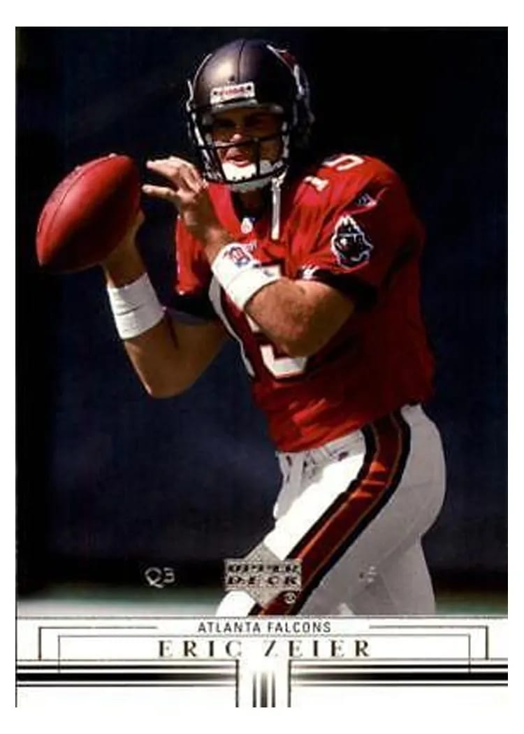 2001 Upper Deck Eric Zeier #5 card