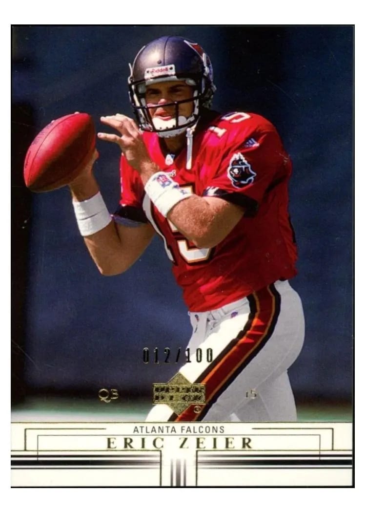 2001 Upper Deck Eric Zeier Gold #5 card