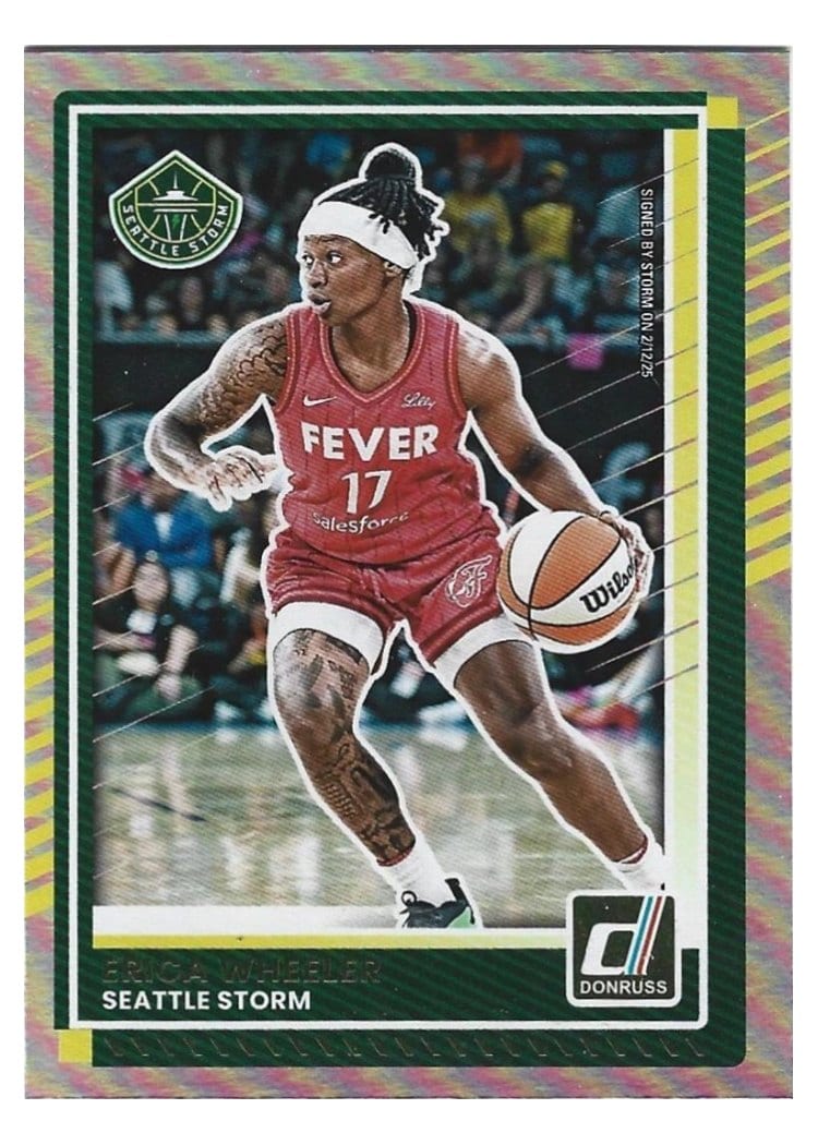 2025-26 Donruss WNBA Base Set Erica Wheeler #80 card