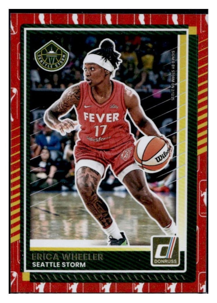 2025-26 Donruss WNBA Base Set Erica Wheeler #80 card