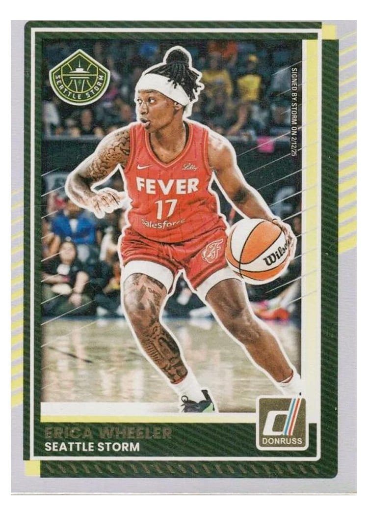 2025-26 Donruss WNBA Base Set Erica Wheeler #80 card