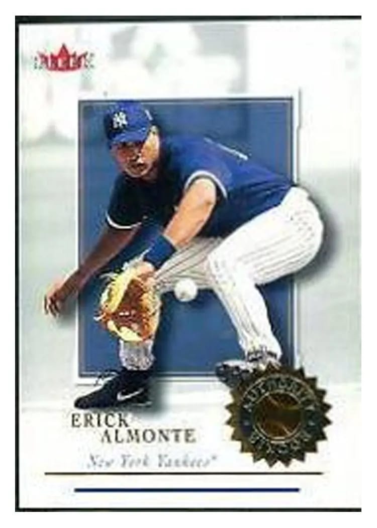2001 Fleer Authority Erick Almonte #130 card