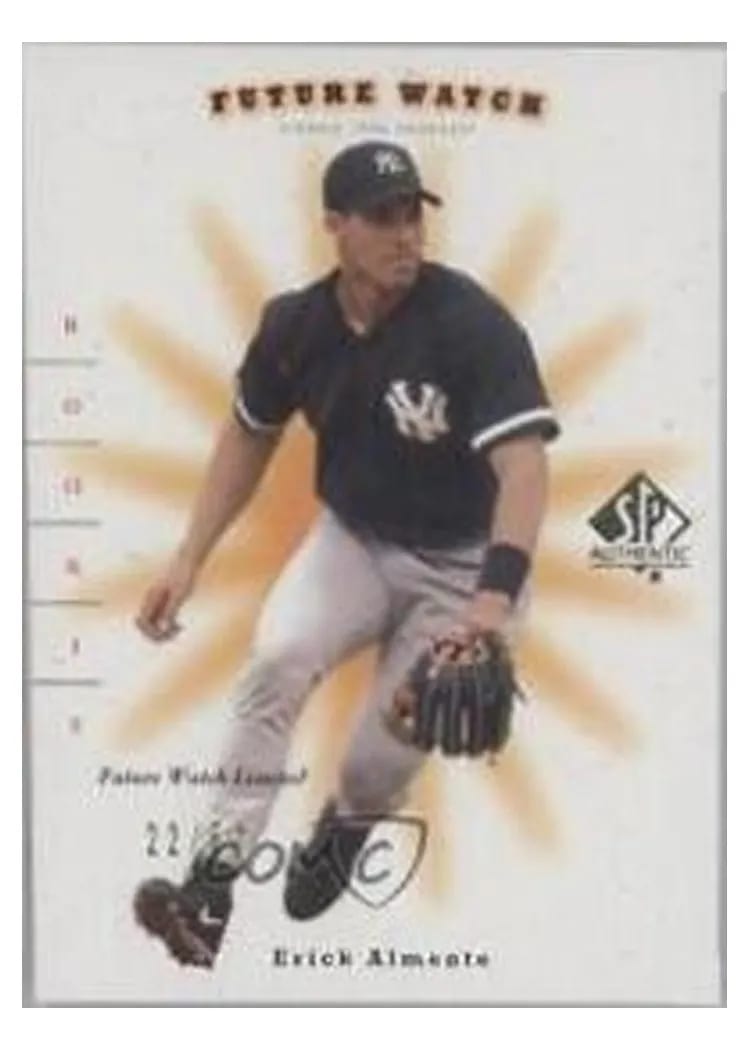 2001 SP Authentic Erick Almonte #99 card
