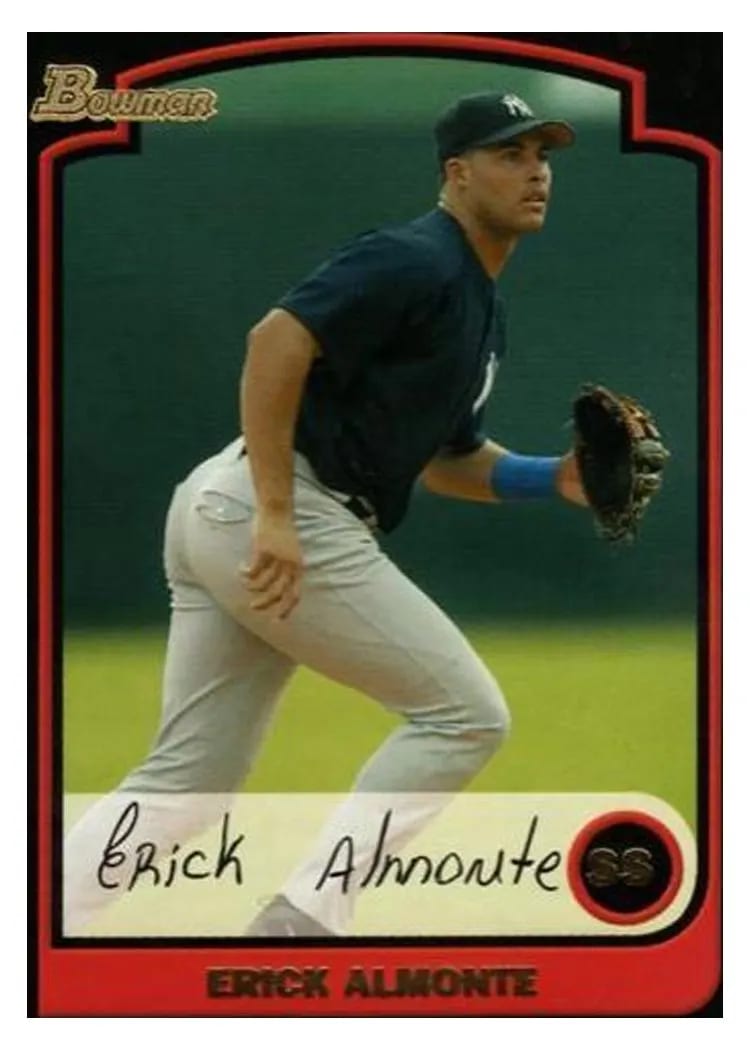 2003 Bowman Draft Picks Erick Almonte #12 card