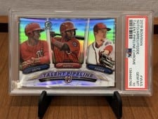 2018 Bowman Talent Pipeline Chrome Erick Fedde, Juan Soto, Osvaldo Abreu #WAS card
