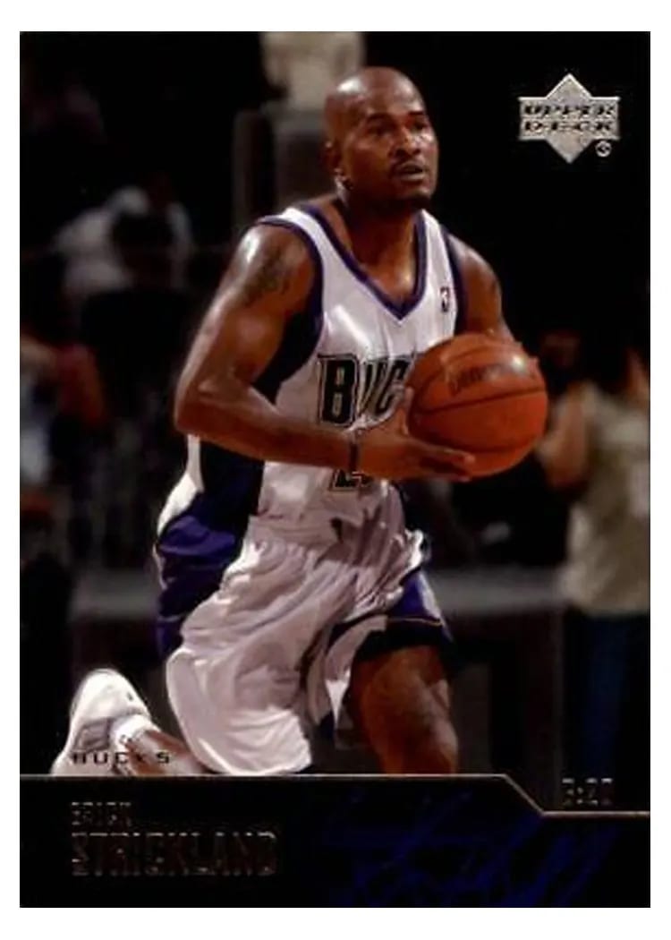 2003 Upper Deck Erick Strickland #145 card