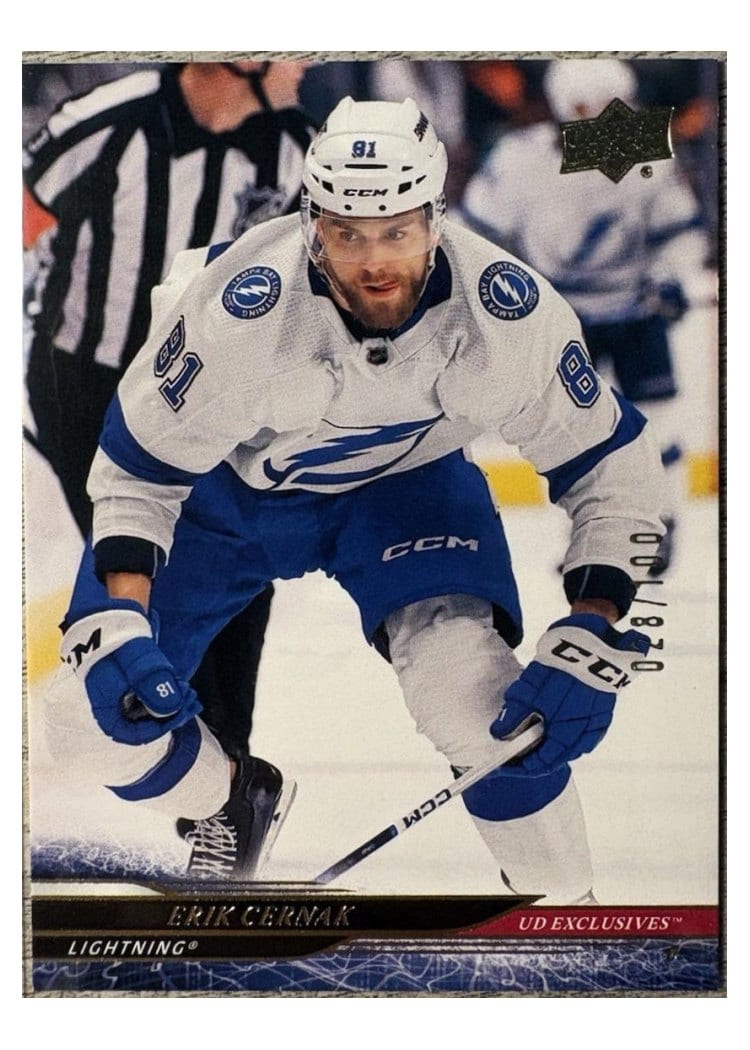 2024-25 Upper Deck Base Set Erik Cernak Exclusive #169 card