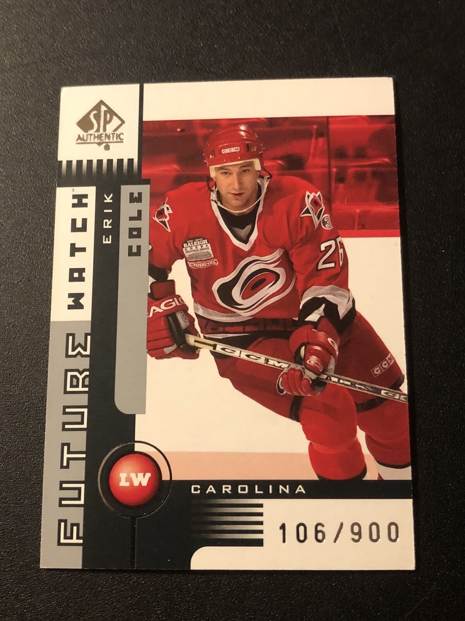 2001 SP Authentic Erik Cole #139 card