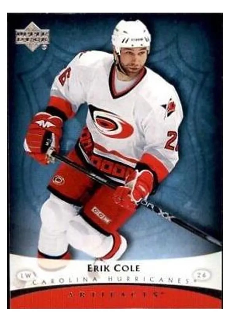 2005 Upper Deck Artifacts Erik Cole #20 card