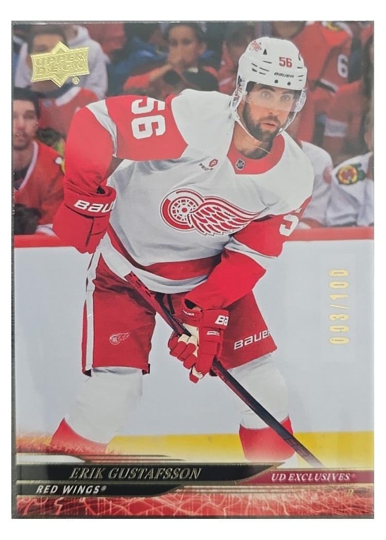 2024-25 Upper Deck Base Set Erik Gustafsson #551 card