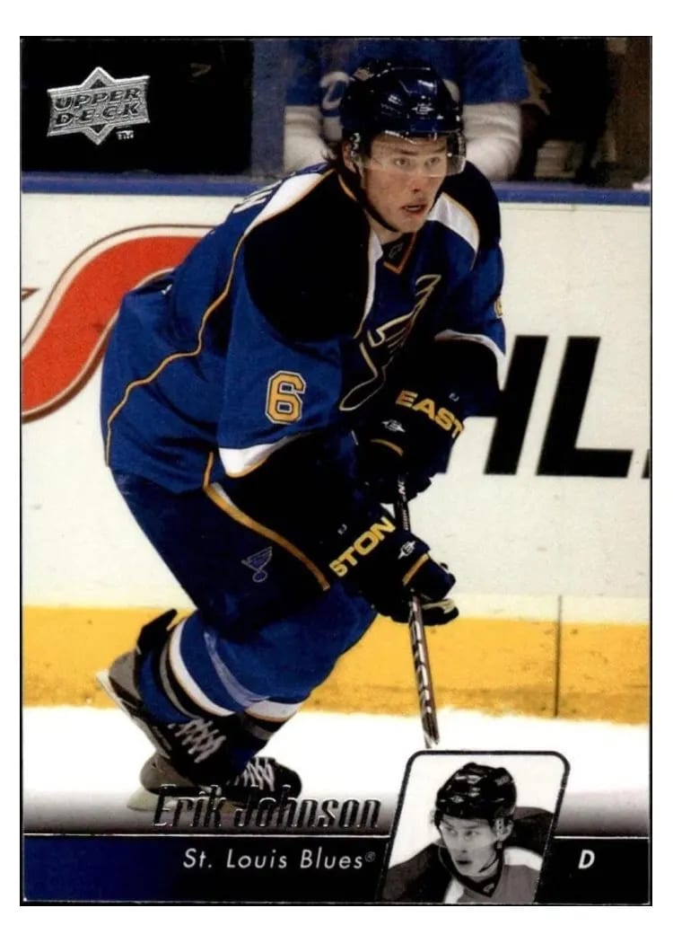 2010 Upper Deck ERIK JOHNSON #31 card