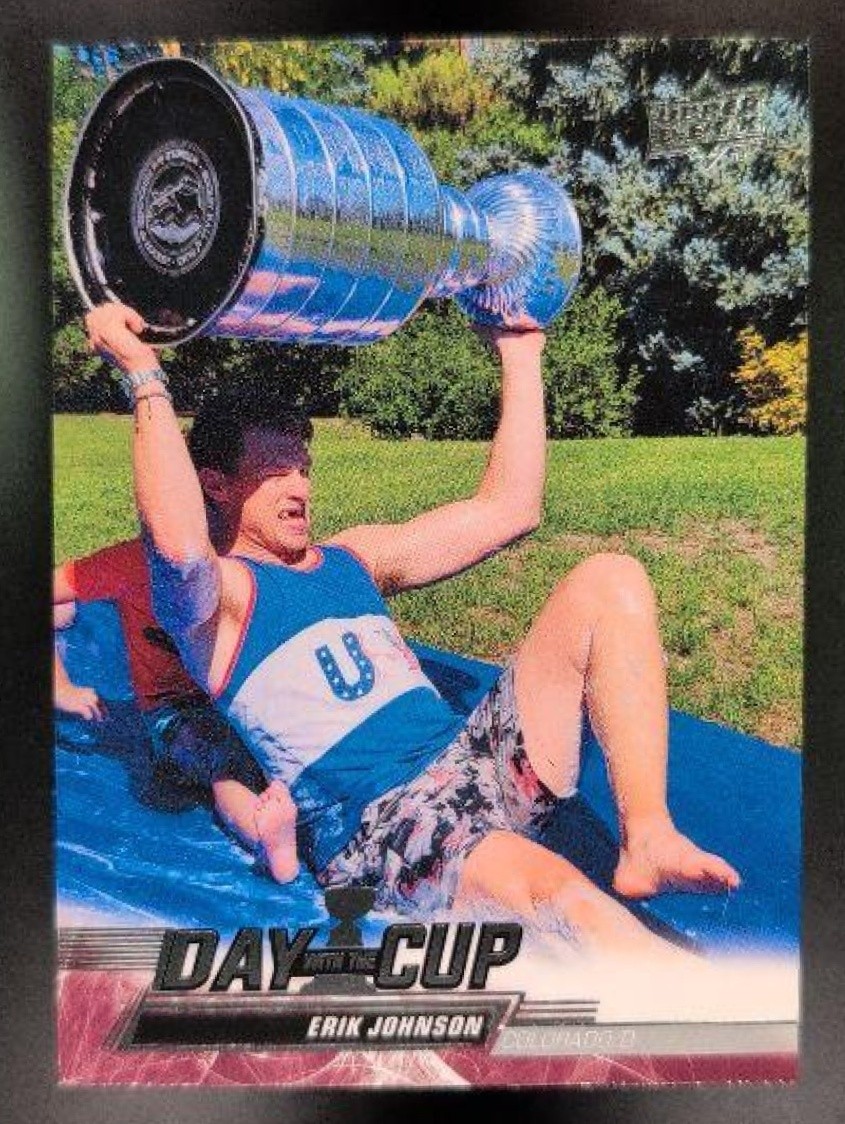 2022-23 Upper Deck Day with the Cup Erik Johnson #DC24 card