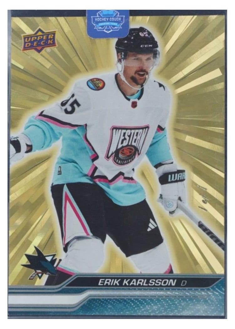2023-24 Upper Deck Base Set Erik Karlsson #696 card