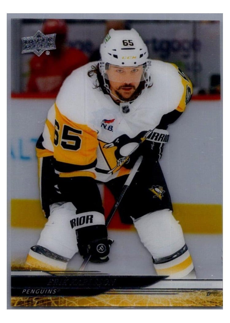2024-25 Upper Deck Base Set Erik Karlsson #601 card