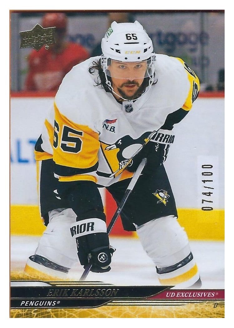 2024-25 Upper Deck Base Set Erik Karlsson #601 card