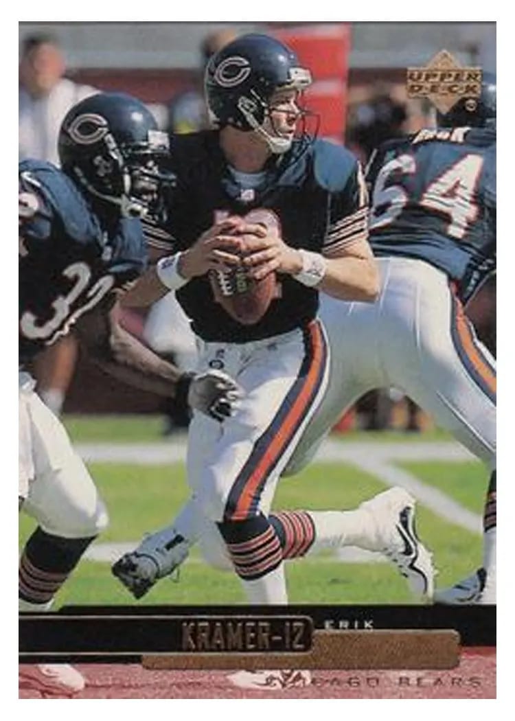 1999 Upper Deck Erik Kramer #39 card
