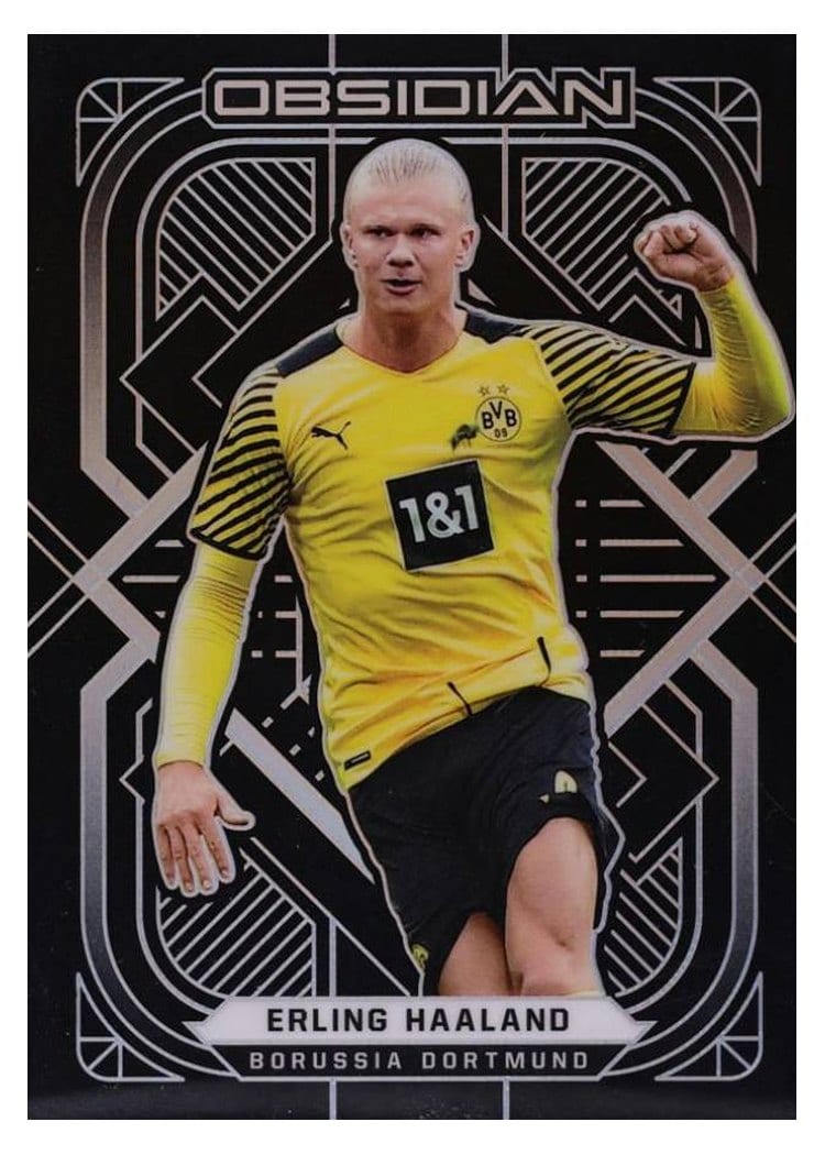2021 Panini Obsidian Erling Haaland #163 card