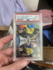 2019 Topps Chrome UEFA Champions League Teammate Sensations Erling Haaland, Marco Reus Orange Refractor #TS-AR card