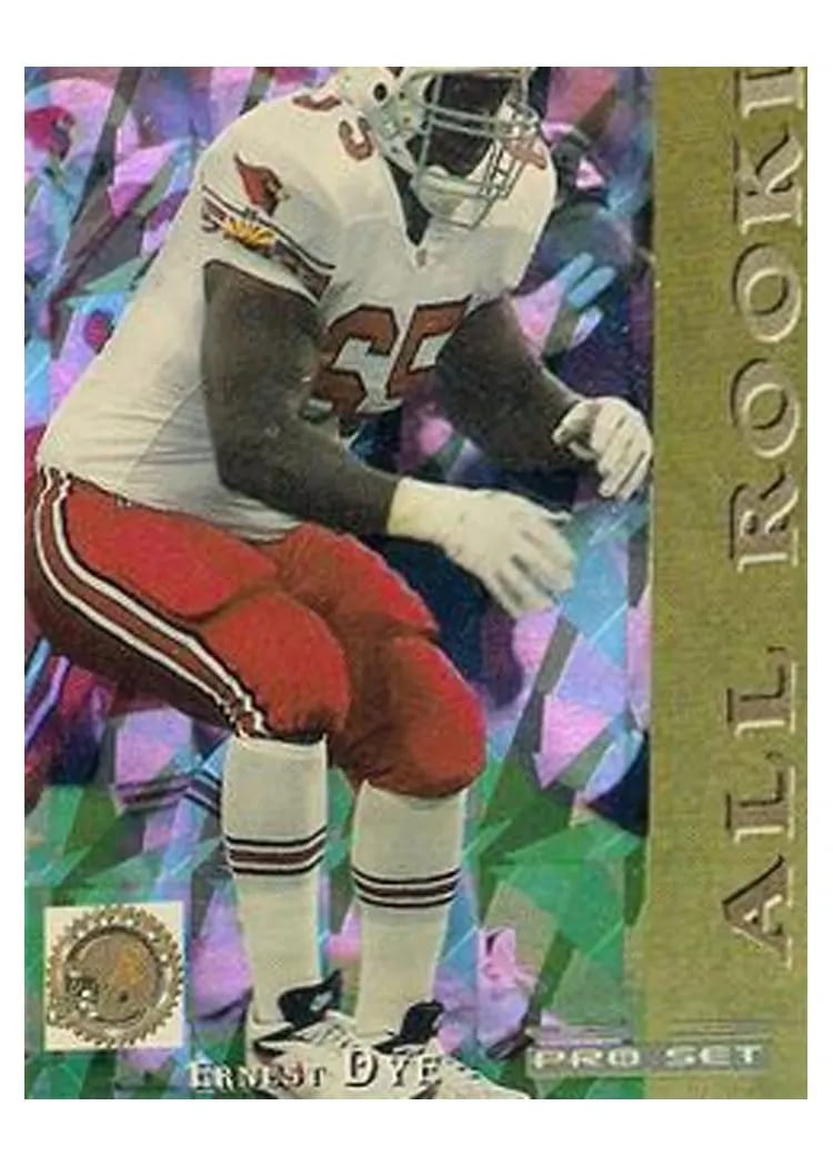 1993 Pro Set All Rookies Ernest Dye #9 card