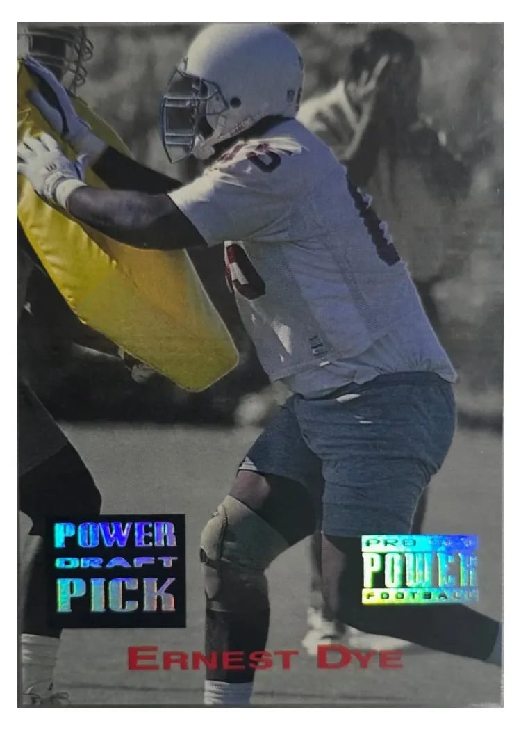 1993 Pro Set Power Draft Picks Ernest Dye #PDP11 card