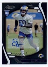 2021 Panini Absolute Signature Rookies Parallels Ernest Jones #190 card